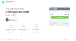 Desktop Screenshot of deliciousco.com